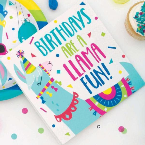 Llama Party - Napkins