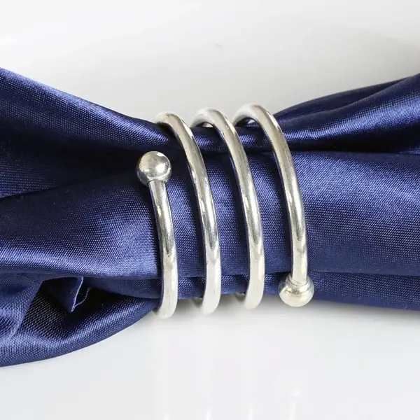 Napkin Ring, Sprial - Silver