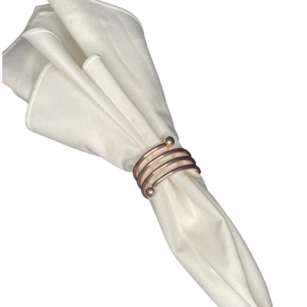 Napkin Ring, Sprial - Rose Gold