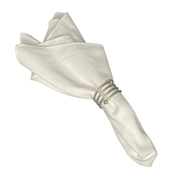 Napkin Ring, Sprial - Silver