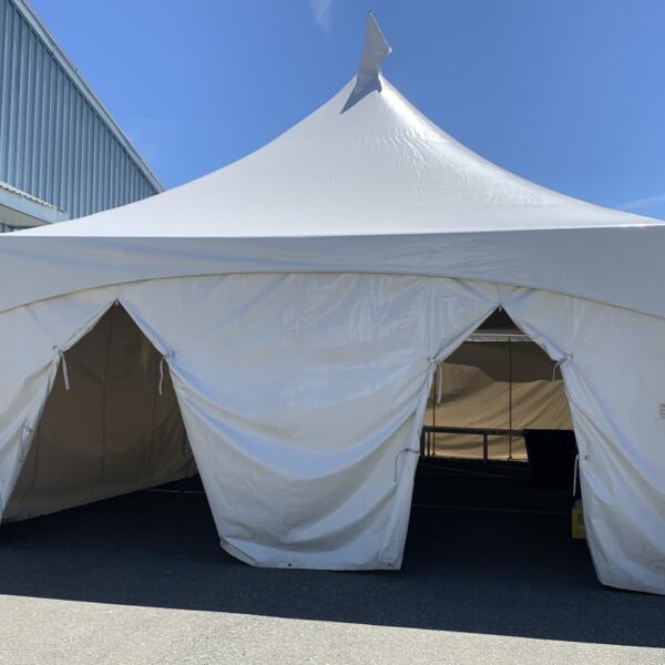 20' Solid Wall w/ 2 Doors