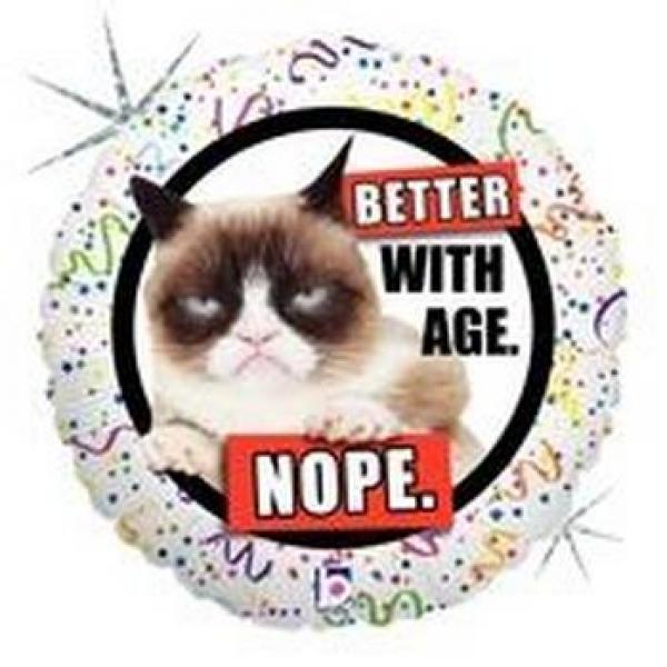 Mylar - 18" - Grumpy Cat