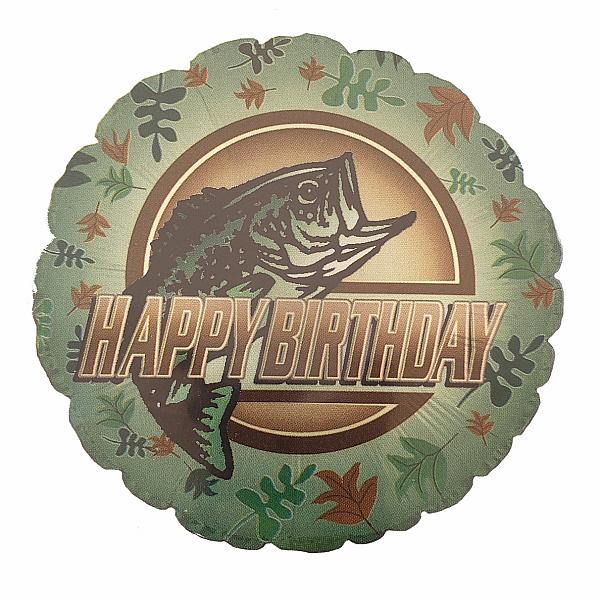 Mylar 18" - Birthday Bass
