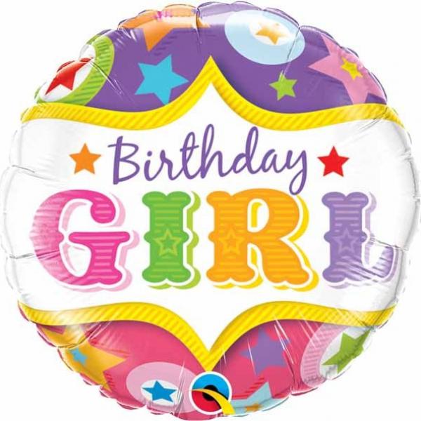 Mylar - 18" - Birthday Girl