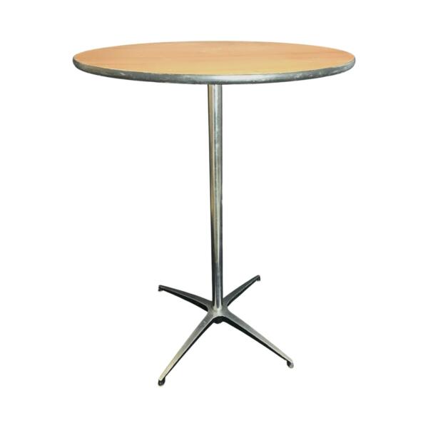 Round Table, 30" - Wood - 30" Height