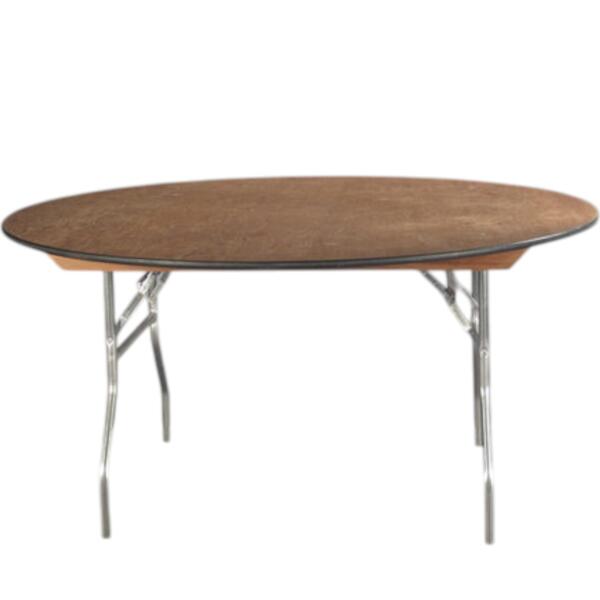Round Table, 60" - Wood - 30" Height