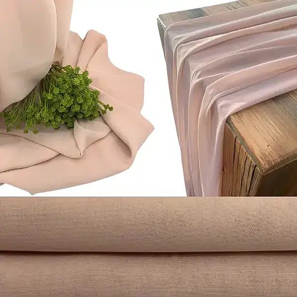 Table Runner, Chiffon - Nude
