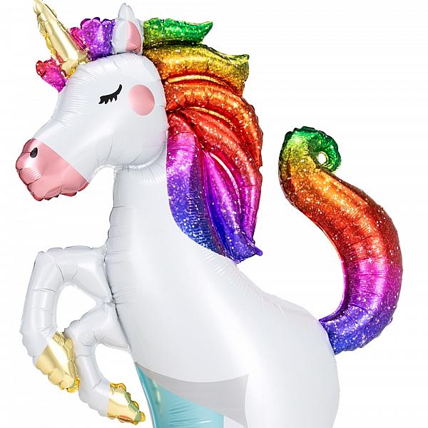 Mylar - Unicorn - AIR FILLED 33" x 55"