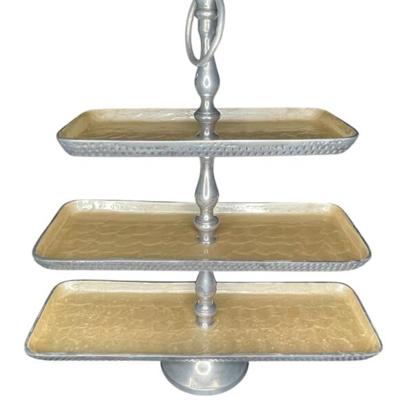 Cake Stand - Tiered (3) - Rectangle